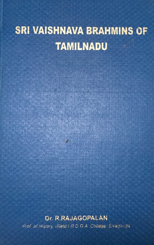 Sri Vaishnava Brahmins of Tamil Nadu